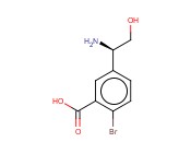 5-((1R)-1-AMINO-2-HYDROXYETHYL)-<span class='lighter'>2-BROMOBENZOIC</span> ACID