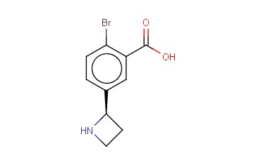 5-((2R)AZETIDIN-2-YL)-<span class='lighter'>2-BROMOBENZOIC</span> ACID