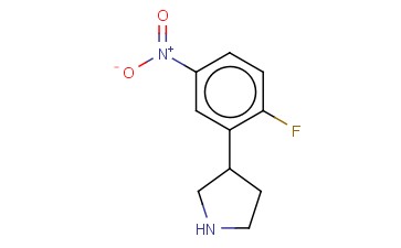 3-(2-FLUORO-5-NITROPHENYL)PYRROLIDINE