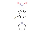 1-(2-<span class='lighter'>氟</span>-4-<span class='lighter'>硝基苯</span>基)四氢吡咯