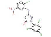 1-(2',4',6'-<span class='lighter'>TRICHLOROPHENYL</span>)-3-(2'-CHLORO-5'-NITRO<span class='lighter'>ANILINO</span>)-<span class='lighter'>5-PYRAZOLONE</span>