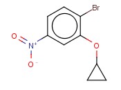 1-BROMO-2-CYCLOPROPOXY-4-<span class='lighter'>NITROBENZENE</span>