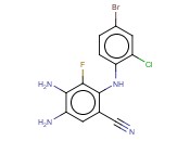4,5-DIAMINO-2-(4-BROMO-2-CHLOROPHENYLAMINO)-3-FLUOROBENZONITRILE