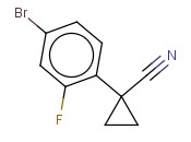 1-(4-BROMO-2-FLUOROPHENYL)CYCLOPROPANE-1-CARBONITRILE