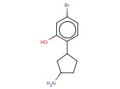 2-(3-AMINOCYCLOPENTYL)-5-<span class='lighter'>BROMOPHENOL</span>
