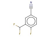 3-(DIFLUOROMETHYL)-<span class='lighter'>4-FLUOROBENZONITRILE</span>