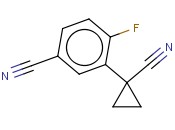 3-(1-CYANOCYCLOPROPYL)-<span class='lighter'>4-FLUOROBENZONITRILE</span>