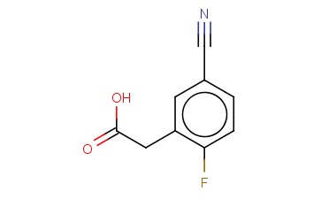 5-CYANO-2-<span class='lighter'>FLUOROPHENYLACETIC</span> ACID