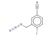 3-(AZIDOMETHYL)-<span class='lighter'>4-FLUOROBENZONITRILE</span>
