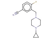 3-[(4-CYCLOPROPYLPIPERAZIN-1-YL)METHYL]-<span class='lighter'>4-FLUOROBENZONITRILE</span>