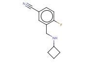 3-[(CYCLOBUTYLAMINO)METHYL]-<span class='lighter'>4-FLUOROBENZONITRILE</span>