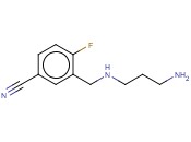 3-([(3-AMINOPROPYL)AMINO]METHYL)-<span class='lighter'>4-FLUOROBENZONITRILE</span>