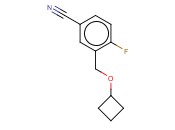 3-(CYCLOBUTOXYMETHYL)-<span class='lighter'>4-FLUOROBENZONITRILE</span>