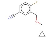 3-[(CYCLOPROPYLMETHOXY)METHYL]-<span class='lighter'>4-FLUOROBENZONITRILE</span>