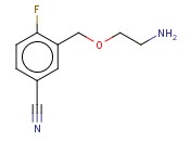 3-[(2-AMINOETHOXY)METHYL]-<span class='lighter'>4-FLUOROBENZONITRILE</span>