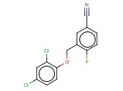 3-(2,4-DICHLOROPHENOXYMETHYL)-<span class='lighter'>4-FLUOROBENZONITRILE</span>
