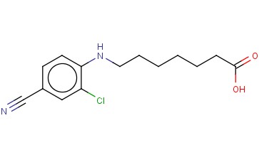 7-[(2-CHLORO-4-CYANOPHENYL)AMINO]HEPTANOIC ACID