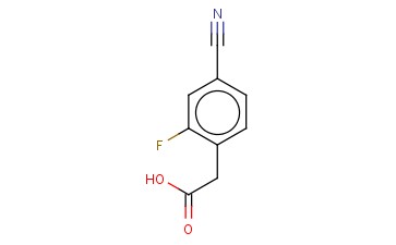 4-CYANO-2-<span class='lighter'>FLUOROPHENYLACETIC</span> ACID