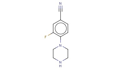 3-<span class='lighter'>氟</span>-4-哌嗪基<span class='lighter'>苯</span><span class='lighter'>甲</span><span class='lighter'>腈</span>