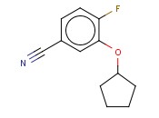 3-(CYCLOPENTYLOXY)-<span class='lighter'>4-FLUOROBENZONITRILE</span>