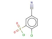 2 -氯- 5 -氰基苯- 1 -磺酰氯