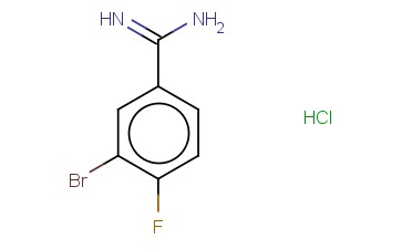 <span class='lighter'>3-BROMO-4-FLUOROBENZIMIDAMIDE</span> <span class='lighter'>HYDROCHLORIDE</span>