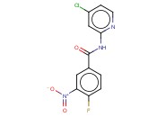 N-(4-CHLOROPYRIDIN-2-YL)-4-FLUORO-3-NITROBENZAMIDE