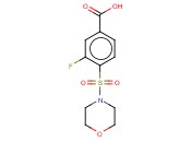 3-FLUORO-4-(MORPHOLIN-4-YLSULFONYL)BENZOIC ACID