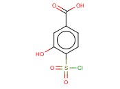 4-(CHLOROSULFONYL)-<span class='lighter'>3-HYDROXYBENZOIC</span> ACID