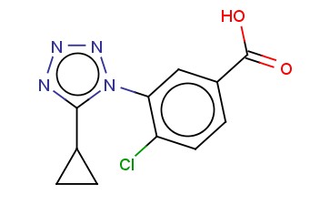 4-CHLORO-3-(5-CYCLOPROPYL-1H-1,2,3,4-TETRAZOL-1-YL)BENZOIC ACID