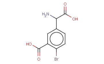 5-(AMINOCARBOXYMETHYL)-<span class='lighter'>2-BROMOBENZOIC</span> ACID