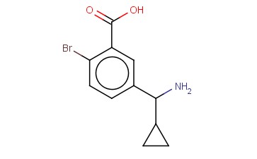 5-(AMINOCYCLOPROPYLMETHYL)-<span class='lighter'>2-BROMOBENZOIC</span> ACID