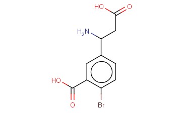 5-(1-AMINO-2-CARBOXYETHYL)-<span class='lighter'>2-BROMOBENZOIC</span> ACID