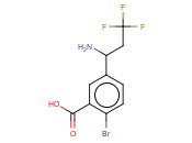 5-(1-AMINO-3,3,3-TRIFLUOROPROPYL)-<span class='lighter'>2-BROMOBENZOIC</span> ACID
