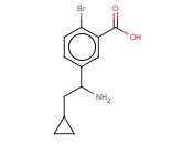 5-(1-AMINO-2-CYCLOPROPYLETHYL)-<span class='lighter'>2-BROMOBENZOIC</span> ACID