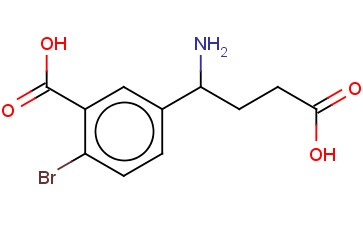 5-(1-AMINO-3-CARBOXYPROPYL)-<span class='lighter'>2-BROMOBENZOIC</span> ACID