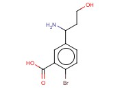 5-(1-AMINO-3-HYDROXYPROPYL)-<span class='lighter'>2-BROMOBENZOIC</span> ACID