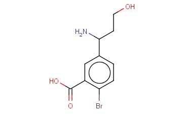 5-(1-AMINO-3-HYDROXYPROPYL)-<span class='lighter'>2-BROMOBENZOIC</span> ACID