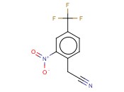 2-硝基-4-(三氟甲基)苯基<span class='lighter'>乙</span><span class='lighter'>腈</span>