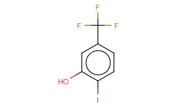 2-碘-5-<span class='lighter'>三</span><span class='lighter'>氟</span><span class='lighter'>甲基</span><span class='lighter'>苯酚</span>