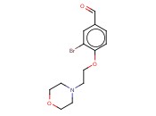 3 -溴-4 - （2 -吗啉代<span class='lighter'>乙</span><span class='lighter'>氧基</span>）<span class='lighter'>苯</span><span class='lighter'>甲醛</span>