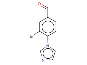 3-<span class='lighter'>溴</span>-4-(1-咪唑基)<span class='lighter'>苯</span><span class='lighter'>甲醛</span>