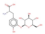 (2S)-3-(3-[(2S,4S,5S,3R,6R)-3,4,5-TRIHYDROXY-6-(HYDROXYMETHYL)(2H-3,4,5,6-TETRAHYDROPYRAN-2-YLOXY)]-4-HYDROXYPHENYL)-2-AMINOPROPANOIC ACID