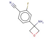 4-(3-AMINOOXETAN-3-YL)-<span class='lighter'>2-FLUOROBENZONITRILE</span>