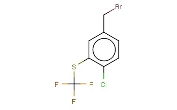 4-氯-3-三氟<span class='lighter'>甲</span>硫<span class='lighter'>基</span><span class='lighter'>溴</span><span class='lighter'>苄</span>