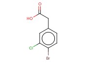 4-BROMO-3-<span class='lighter'>CHLOROPHENYLACETIC</span> ACID