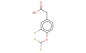 4-(DIFLUOROMETHOXY)-3-<span class='lighter'>FLUOROPHENYLACETIC</span> ACID