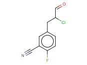 5-(2-CHLORO-3-OXOPROPYL)-<span class='lighter'>2-FLUOROBENZONITRILE</span>