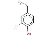 3-BROMO-4-<span class='lighter'>HYDROXYBENZYLAMINE</span>