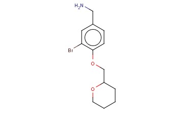 [3-BROMO-4-(OXAN-2-YLMETHOXY)PHENYL]METHANAMINE